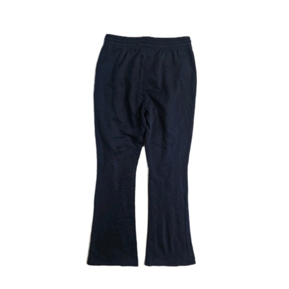 Pacsun Women's Flare Sweat Pants‎ M Navy Blue Drawstrings - Picture 2 of 4